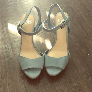 Gianni Binni Dusty Blue Heels